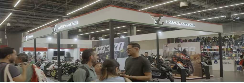 Stand LOONG MOTOR en EXPO MOTO GDL 2025